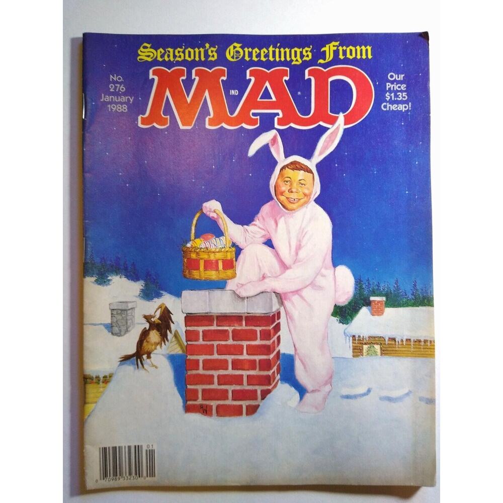 MAD Magazine Jan 1988 # 276 Christmas Story The Witches Of Eastwick Predator